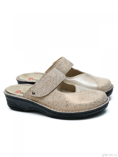Berkemann сабо ортопедические Heliane, золотой/блестки 03457-730-4-5 фото