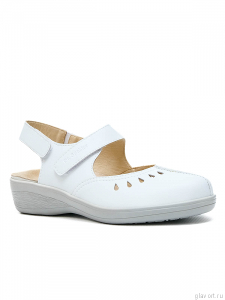 Dr.Spektor босоножки женские с закрытым мысом ортопедические 26К4512-К, белый 26К4512-К-38 фото