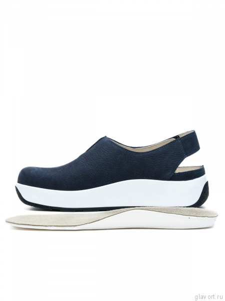 Berkemann сабо ортопедические женские Uelzen, темно-синий 01311-560-5 фото