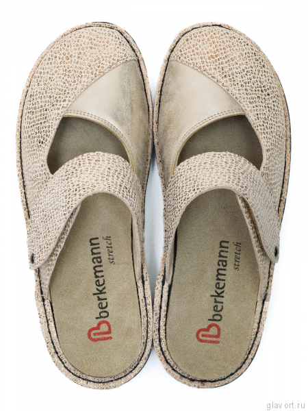 Berkemann сабо ортопедические Heliane, золотой/блестки 03457-730-4-5 фото