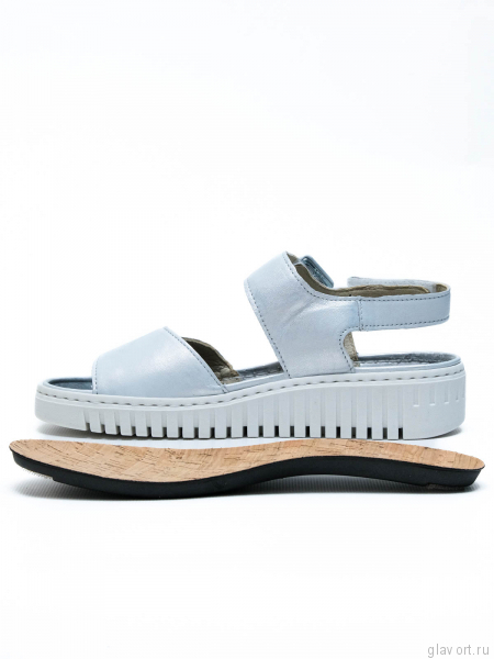 Waldlaufer босоножки H-WILLOW, 955004-113211, светло-серебряный 955004-113211-5 фото