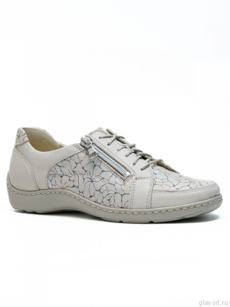 Waldlaufer полуботинки женские Henni, 496042-339922, бежевый принт 496042-339922-5 фото