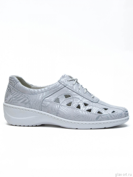 Waldlaufer туфли летние женские KYA, 607009-142150, Серебряный 607009-142150-5 фото