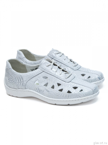 Waldlaufer туфли летние женские Henni, 496003-142150, Серебряный 496003-142150-5 фото