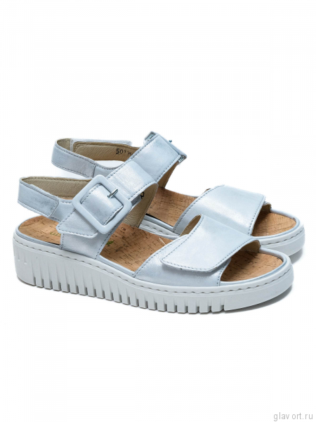 Waldlaufer босоножки H-WILLOW, 955004-113211, светло-серебряный 955004-113211-5 фото