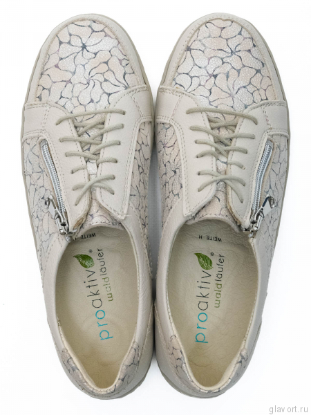 Waldlaufer полуботинки женские Henni, 496042-339922, бежевый принт 496042-339922-5 фото