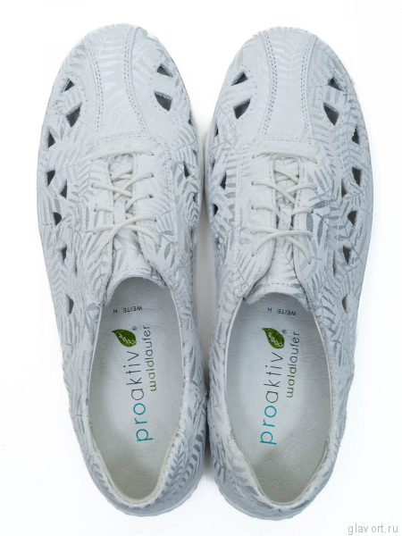 Waldlaufer туфли летние женские Henni, 496003-142150, Серебряный 496003-142150-5 фото