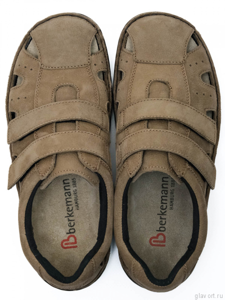 Berkemann сандалии ортопедические летние мужские JOOST, бледно-коричневый 05722-485-9 фото