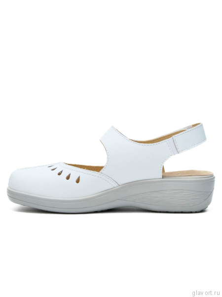 Dr.Spektor босоножки женские с закрытым мысом ортопедические 26К4512-К, белый 26К4512-К-38 фото