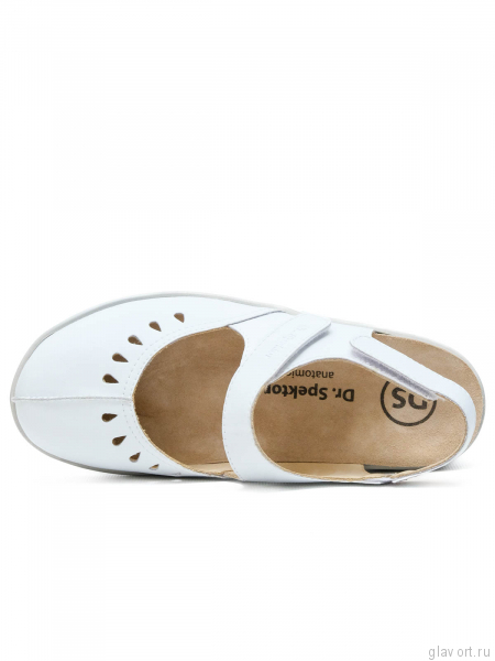 Dr.Spektor босоножки женские с закрытым мысом ортопедические 26К4512-К, белый 26К4512-К-38 фото