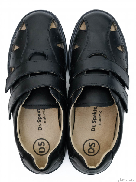 Dr.Spektor туфли летние мужские ортопедические 11.1.41, черный 11.1.41-42 фото