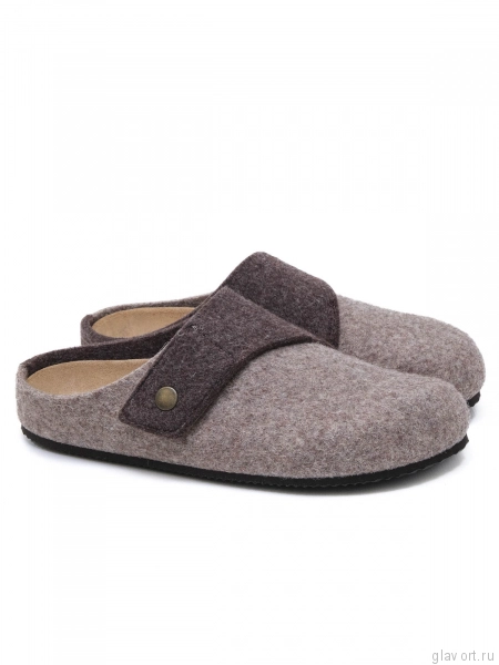 Ortmann тапочки сабо ортопедические Henna, бежевый/коричневый 12.38-beigebrown-36 фото
