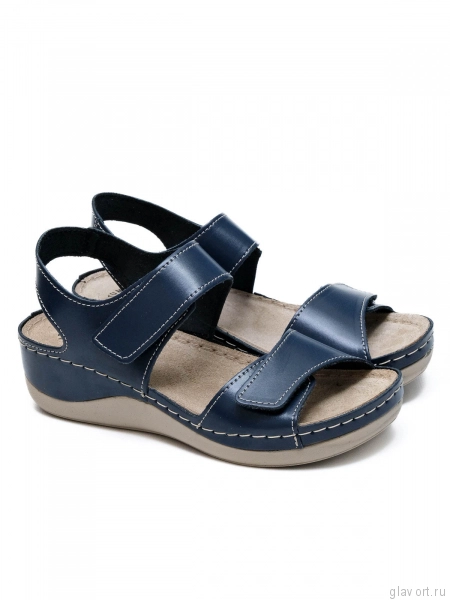 FRATELLI BABB босоножки женские, D-302, темно-синий D-302-darkblue-41 фото