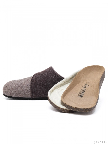 Ortmann тапочки сабо ортопедические Henna, бежевый/коричневый 12.38-beigebrown-36 фото