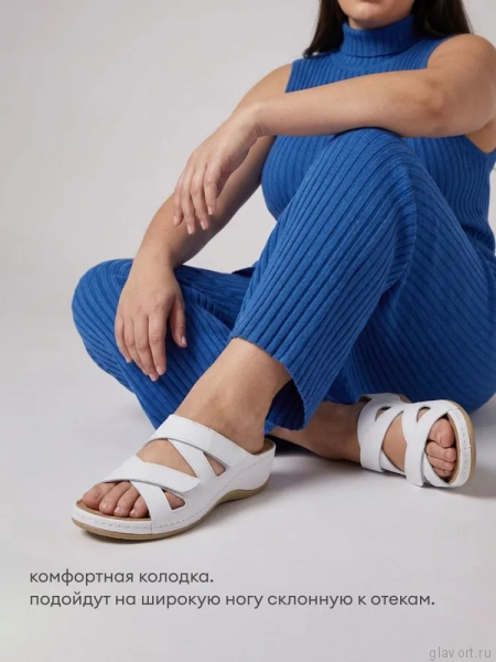 MUBB пантолеты женские, 726, белый 726-white-39 фото