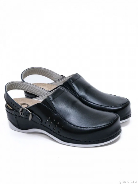 MUBB сабо женские, 779, черный 779-black-37 фото