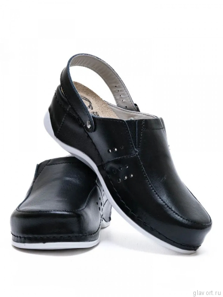 MUBB сабо женские, 779, черный 779-black-37 фото