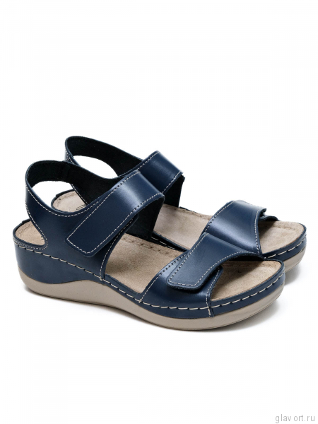 FRATELLI BABB босоножки женские, D-302, темно-синий D-302-darkblue-41 фото