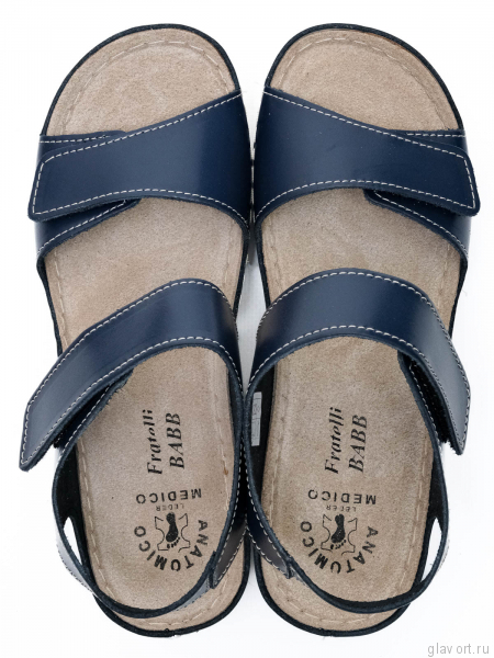 FRATELLI BABB босоножки женские, D-302, темно-синий D-302-darkblue-41 фото