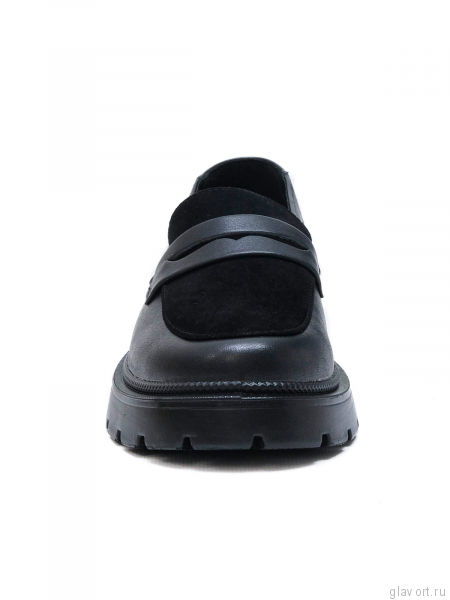 Ortmann лоферы ортопедические женские Glance, черный микс 19.44-blackmix-37 фото