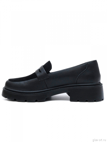 Ortmann лоферы ортопедические женские Glance, черный микс 19.44-blackmix-37 фото