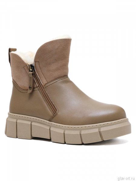 Ortmann полусапоги ортопедические женские Katharina, темно-бежевый 15.13-beige-37 фото