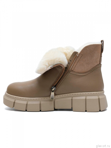 Ortmann полусапоги ортопедические женские Katharina, темно-бежевый 15.13-beige-37 фото