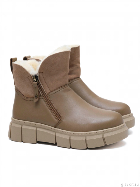 Ortmann полусапоги ортопедические женские Katharina, темно-бежевый 15.13-beige-37 фото