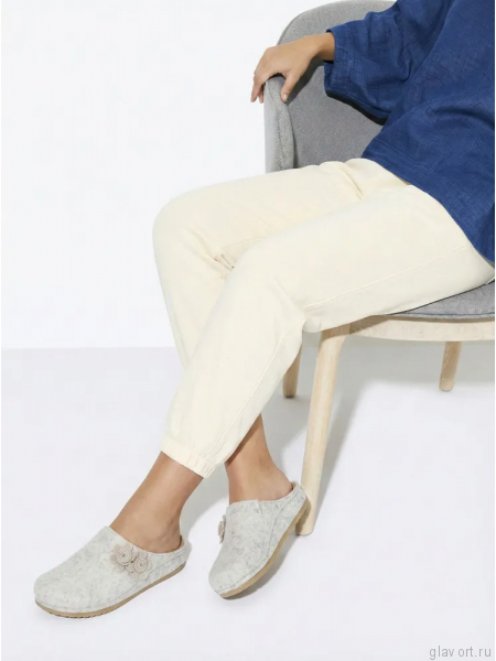 MUBB тапочки сабо женские, 8125-52, светло-бежевый 8125-52-beige-37 фото