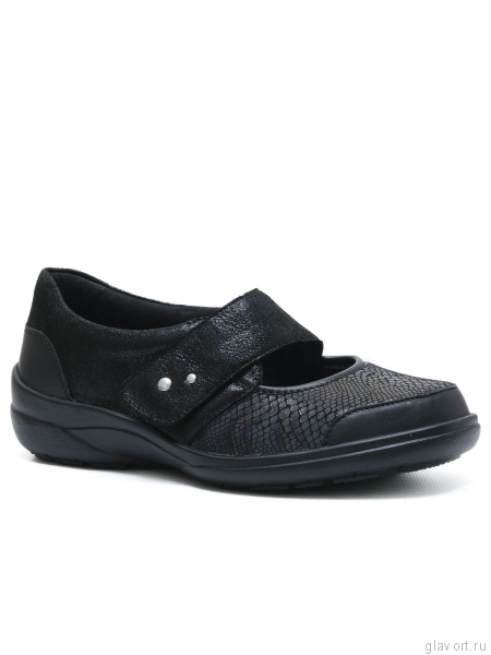 Solidus туфли Мэри Джейн женские ортопедические Maike (Solicare Soft), черный 41513-M-01354-5 фото