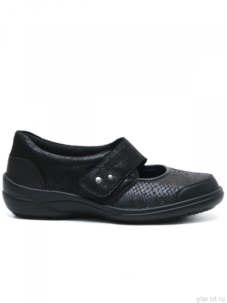 Solidus туфли Мэри Джейн женские ортопедические Maike (Solicare Soft), черный 41513-M-01354-5 фото