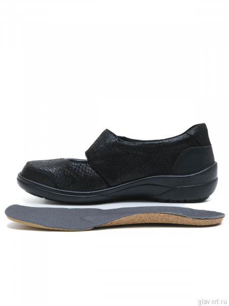 Solidus туфли Мэри Джейн женские ортопедические Maike (Solicare Soft), черный 41513-M-01354-5 фото