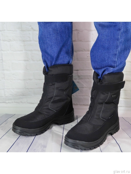 Полусапоги мужские зимние MANITU PolarTex с ледоходами 670293 фото