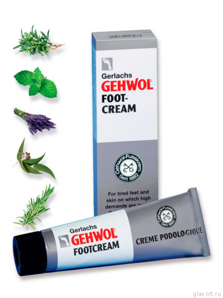 Крем для уставших ног Gehwol Footcream 75 мл Геволь 24005 фото