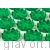 Аппликатор Тибетский (Кузнецова) зеленый (12 на 22 см)  фото