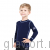 Термобелье NORVEG серии SOFT футболка детская (синий)  фото