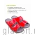LUOMMA Тапочки домашние ортопедические LM-809.039, лак красный LM809.039-40-41 фото