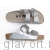 VESNA сандалии женские, 113, серебряный матовый 113-silver-41 фото