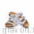 Ortmann сандалии ортопедические MARCEL, белый в цветочек 7.04.2-whiteprint-36 фото