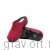 Berkemann FLORINA тапочки ортопедические женские, темно-красный 01025-258-7-5 фото