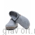 Ortmann тапочки сабо ортопедические Oriole, серый 12.46-grey-38 фото