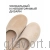 VESNA тапочки женские, 166, светло-бежевый с бисером 166-beige-37 фото
