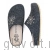 MUBB тапочки сабо женские, 8125-45, темно-серый с рельефной  вышивкой 8125-45-darkgrey-38 фото