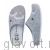 MUBB тапочки сабо женские, 8125-43, серый с вышивкой "лето" 8125-43-grey-40 фото