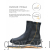 Solidus Mary Stiefel полусапоги зимние женские ортопедические, черный 58156-M-00308-7 фото