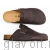 Ortmann сабо ортопедические мужские Benjamin, темно-коричневый 12.49-brown-44 фото