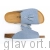 Ortmann мюли ортопедические Bravo, голубой джинс 7.112.2-jeans-38 фото