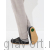 MUBB тапочки сабо женские, 8125-45, темно-серый с рельефной  вышивкой 8125-45-darkgrey-38 фото