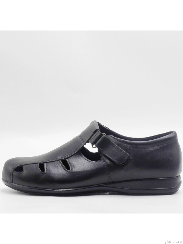 Туфли OrthoMS 5004 очень широкие и мягкие, черный 5004 фото