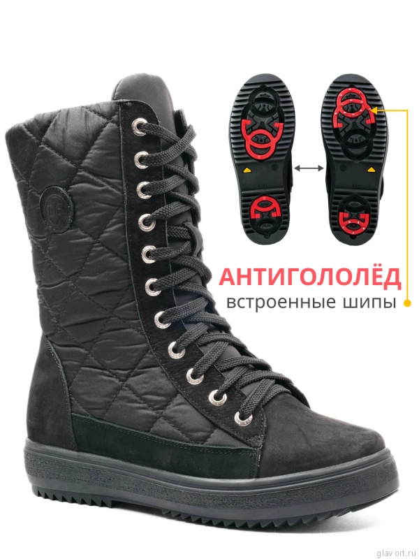 Dr.Spektor ботинки женские зимние, Широкие Ш0513-Н/ПЛ_296F фото